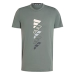 Camiseta adidas Estampada Logo Aeroready Designed For Training - Masculina CINZA