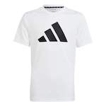 Camiseta adidas Train Essentials Aeroready Logo - Infantil BRANCO