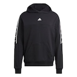 Blusão de Moletinho com Capuz adidas Brandlove - Masculino PRETO