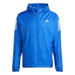 Jaqueta com Capuz adidas Own The Run - Masculina AZUL