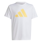 Camiseta adidas Train Essentials Aeroready Logo - Infantil BRANCO