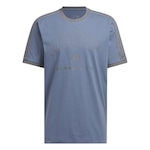 Camiseta adidas Estampada Ringer Basketball - Masculina AZUL