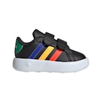 Tênis adidas Grand Court 2.0 - Infantil PRETO