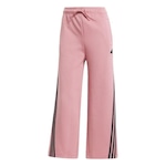 Calça adidas Barras Abertas Future Icons Três Listras - Feminina VERMELHO