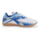 Chuteira Futsal Diadora Mondiale Ii - Adulto BRANCO/AZUL