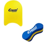 Kit de Natação Cressi cm Prancha + Pullbouy AMARELO