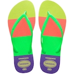 Chinelo Havaianas Slim Neon Glow - Feminino Limão