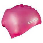 Touca de Silicone para Natação Cetus Hair ROSA