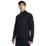 Blusão Under Armour Trilha Launch Trail 1/2 Zip - Masculina PRETO