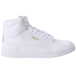 Tênis Puma Shuffle Mid Wns - Feminino BRANCO/OURO