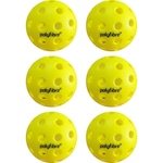 Bola Pickleball Polyfibre - 6 Unidades AMARELO