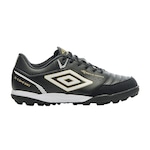 Chuteira Society Umbro X-Comfort - Adulto PRETO/BRANCO