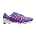 Chuteira de Campo Umbro Chrome - Adulto ROSA/ROXO