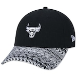 Boné New Era 940 Chicago Bulls Cultural Remixes - Snapback - Masculino PRETO