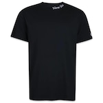 Camiseta New Era Masculina Core Bordada PRETO