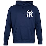 Blusão de Moletom com Capuz New Era New York Yankees Core - Masculino AZUL ESCURO