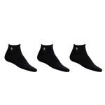 Kit de Meias Sapatilha Lupo Sport com 3 Pares - Adulto PRETO