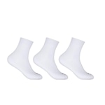 Kit de Meias Cano Longo Hoahi com 3 Pares - Adulto BRANCO