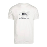 Camiseta New Era Seattle Seahawks Core - Masculina Off White