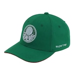 Boné Aba Curva do Palmeiras Supercap Silk Frontal - Strapback - Infantil VERDE