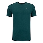 Camiseta Puma Performance Heather - Masculina VERDE