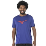 Camiseta Mizuno Spark Big Logo Masculina AZUL