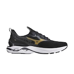 Tênis Mizuno Wave Mirai 6 Unissex PRETO