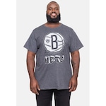 Camiseta NBA Plus Size Top Scorer Brooklyn Nets - Masculina PRETO