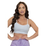 Top Fitness com Bojo Manalinda Alças Finas - Feminino BRANCO