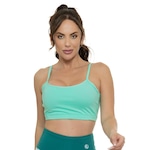 Top Fitness com Bojo Manalinda Alças Finas - Feminino VERDE CLARO