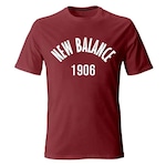 Camiseta New Balance Essentials 1906 - Masculino VERMELHO