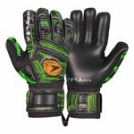 Luvas de Goleiro Poker Pro Hug Flex III - Adulto PRETO/VERDE