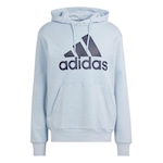 Blusão de Moletom com Capuz adidas Essentials French Terry Big Logo - Masculino AZUL ESC/AZUL