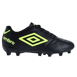 Chuteira de Campo Umbro Class 2.2 Jr - Infantil PRETO/VERDE