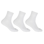 Kit de Meias Cano Médio Hoahi com 3 Pares - Feminino BRANCO