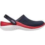 Sandália Crocs Literide 360 Clog - Adulto AZUL ESC/VERMELHO