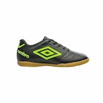 Chuteira Futsal Umbro Indoor Class 2.2 - Júnior PRETO/VERDE