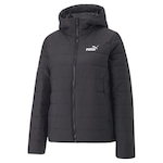 Jaqueta com Capuz Puma Essentials Hooded Padded  Feminina PRETO