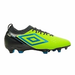 Chuteira de Campo Umbro Adamant Top Club - Adulto VERDE CLARO/PRETO