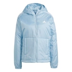 Jaqueta com Capuz adidas Capuz Essentials Insulated - Feminina AZUL/BRANCO