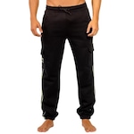 Calça de Moletom Rip Curl Medina Tranckpant - Masculina PRETO/VERDE