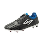 Chuteira de Campo Umbro Tocco Pro - Adulto PRETO/AZUL