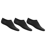 Kit 3 Pares Meia Sapatilha Lupo Sport 03270-089 - Feminino PRETO