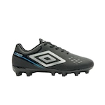 Chuteira de Campo Umbro Adamant Top Jr - Infantil PRETO/CINZA