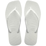 Chinelo Havaianas Slim Square -  Feminino BRANCO