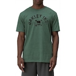 Camiseta Oakley Inc Skull - Masculina VERDE