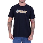 Camiseta Oakley Mushroom Logo Jet - Masculina PRETO