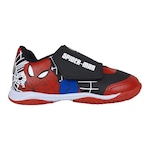 Chuteira Futsal Marvel Spider Man 4114 - Infantil PRETO/VERMELHO