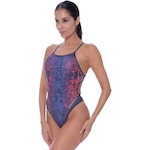 Maiô Speedo New Cross Slim France - Adulto AZUL/VERMELHO