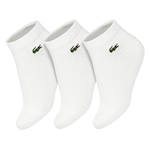 Kit Meias Lacoste Training Core Performance com 3 Pares - 39 a 42 - Adulto BRANCO